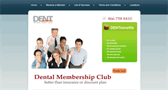 Desktop Screenshot of dentbenefits.com